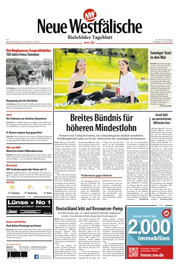 Neue Westfälische - Bielefelder Tageblatt - Bielefeld mit Oerlinghausen - 1 May 2024