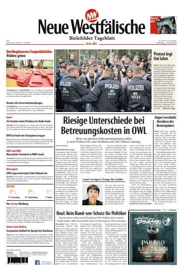 Neue Westfälische - Bielefelder Tageblatt - Bielefeld mit Oerlinghausen - 8 May 2024