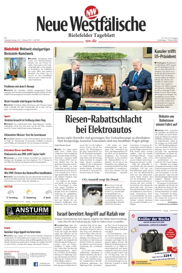 Neue Westfälische - Bielefelder Tageblatt - Bielefeld Dornberg - Werther - 10 Feb 2024
