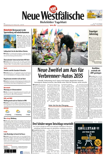 Neue Westfälische - Bielefelder Tageblatt - Bielefeld Dornberg - Werther - 24 Feb 2024