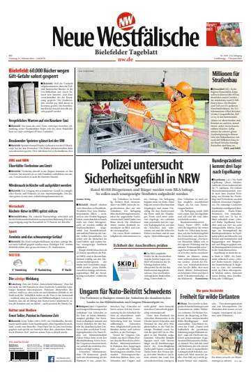Neue Westfälische - Bielefelder Tageblatt - Bielefeld Dornberg - Werther - 27 Feb 2024