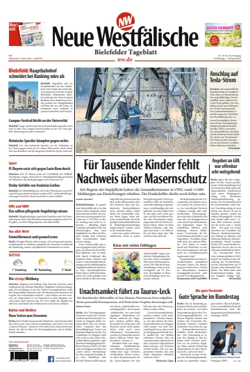 Neue Westfälische - Bielefelder Tageblatt - Bielefeld Dornberg - Werther - 6 Mar 2024
