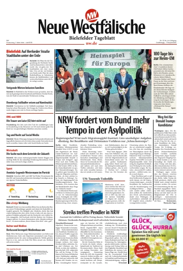Neue Westfälische - Bielefelder Tageblatt - Bielefeld Dornberg - Werther - 7 Mar 2024