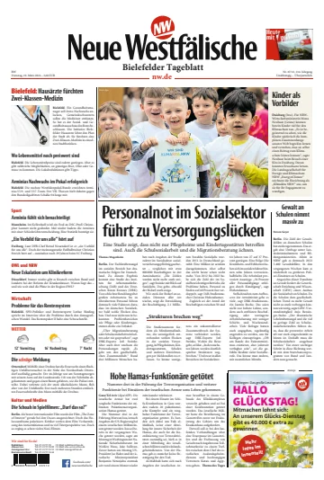 Neue Westfälische - Bielefelder Tageblatt - Bielefeld Dornberg - Werther - 19 Mar 2024