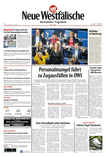 Neue Westfälische - Bielefelder Tageblatt - Bielefeld Dornberg - Werther - 22 Mar 2024
