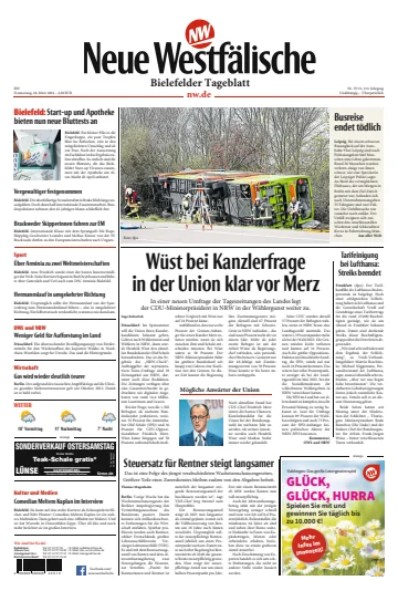 Neue Westfälische - Bielefelder Tageblatt - Bielefeld Dornberg - Werther - 28 Mar 2024