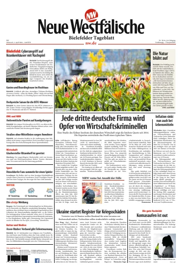 Neue Westfälische - Bielefelder Tageblatt - Bielefeld Dornberg - Werther - 3 Aib 2024