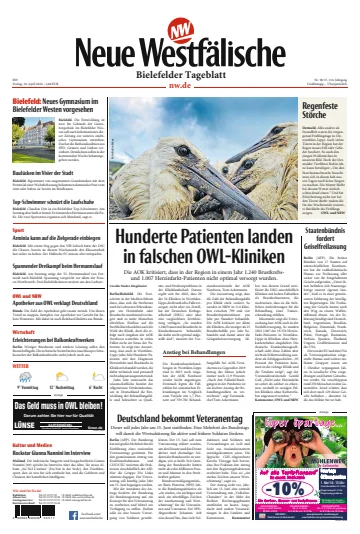 Neue Westfälische - Bielefelder Tageblatt - Bielefeld Dornberg - Werther - 26 4월 2024