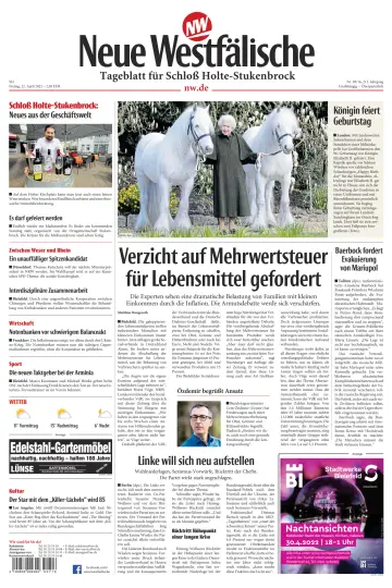 Neue Westfälische - Tageblatt für Schloß Holte-Stukenbrock - 22 Apr 2022