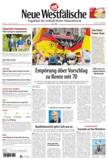 Neue Westfälische - Tageblatt für Schloß Holte-Stukenbrock - 2 Aug 2022