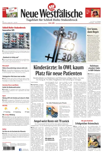 Neue Westfälische - Tageblatt für Schloß Holte-Stukenbrock - 3 Aug 2022