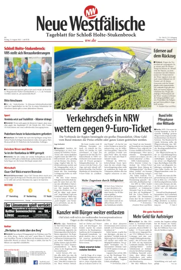 Neue Westfälische - Tageblatt für Schloß Holte-Stukenbrock - 12 Aug 2022