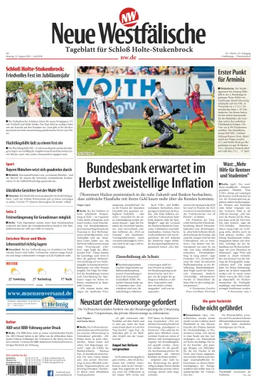 Neue Westfälische - Tageblatt für Schloß Holte-Stukenbrock - 22 Aug 2022