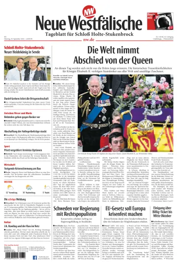 Neue Westfälische - Tageblatt für Schloß Holte-Stukenbrock - 20 Sep 2022