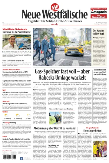 Neue Westfälische - Tageblatt für Schloß Holte-Stukenbrock - 21 Sep 2022