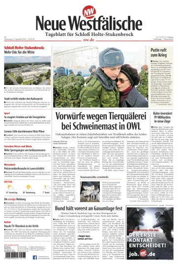 Neue Westfälische - Tageblatt für Schloß Holte-Stukenbrock - 22 Sep 2022