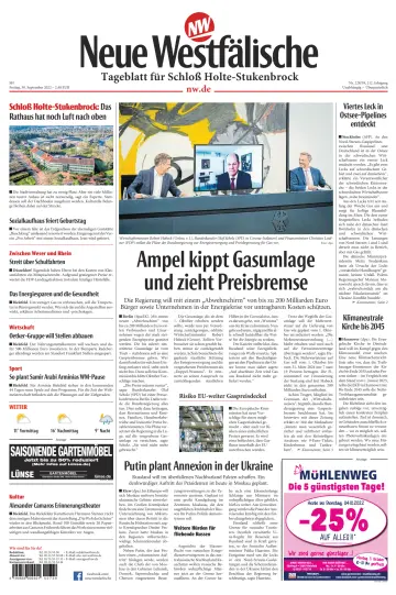 Neue Westfälische - Tageblatt für Schloß Holte-Stukenbrock - 30 Sep 2022