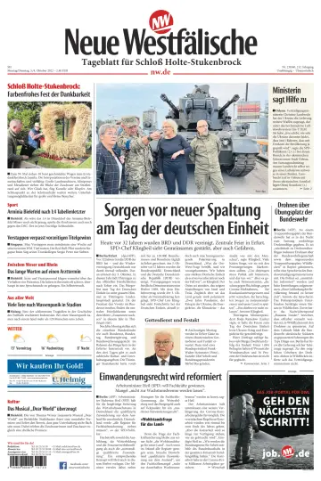 Neue Westfälische - Tageblatt für Schloß Holte-Stukenbrock - 3 Oct 2022