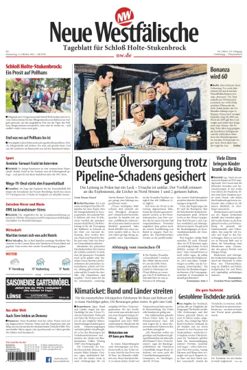 Neue Westfälische - Tageblatt für Schloß Holte-Stukenbrock - 13 Oct 2022