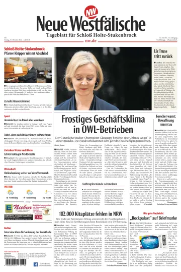 Neue Westfälische - Tageblatt für Schloß Holte-Stukenbrock - 21 Oct 2022