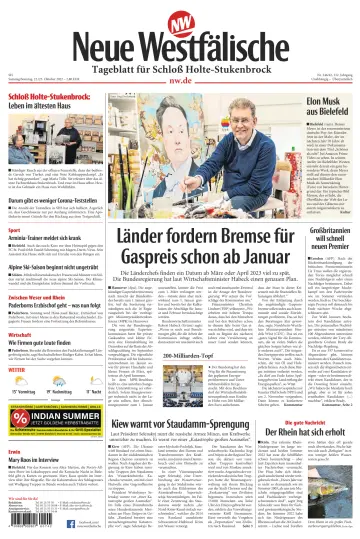 Neue Westfälische - Tageblatt für Schloß Holte-Stukenbrock - 22 Oct 2022
