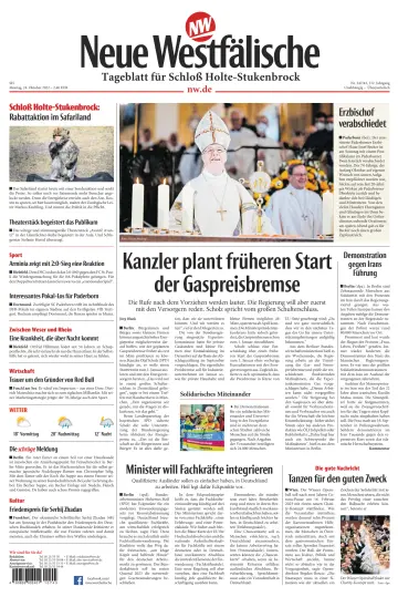 Neue Westfälische - Tageblatt für Schloß Holte-Stukenbrock - 24 Oct 2022