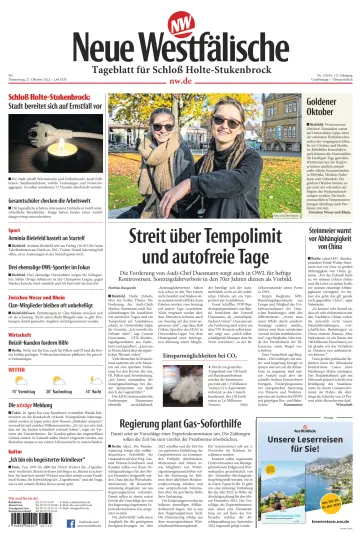 Neue Westfälische - Tageblatt für Schloß Holte-Stukenbrock - 27 Oct 2022