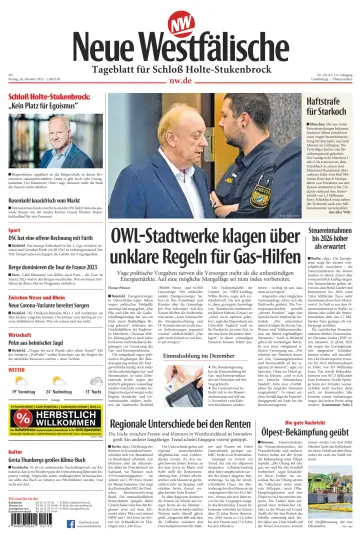Neue Westfälische - Tageblatt für Schloß Holte-Stukenbrock - 28 Oct 2022