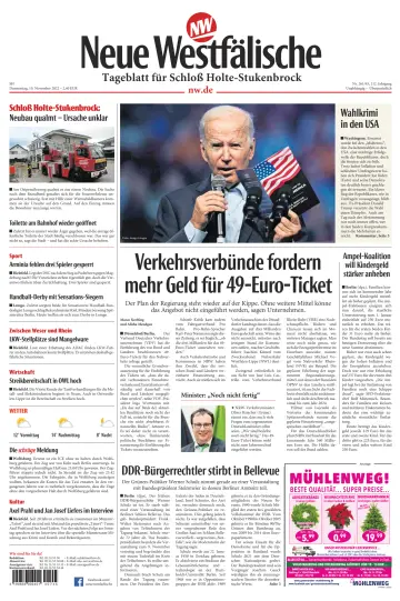 Neue Westfälische - Tageblatt für Schloß Holte-Stukenbrock - 10 Nov 2022