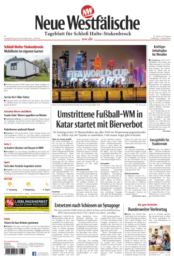 Neue Westfälische - Tageblatt für Schloß Holte-Stukenbrock - 19 Nov 2022