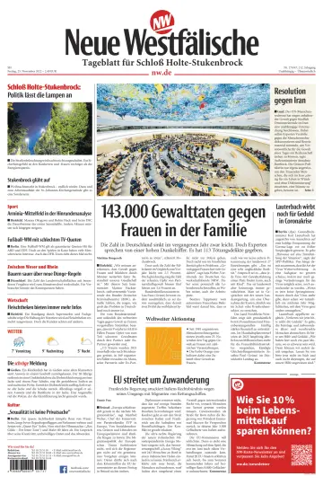 Neue Westfälische - Tageblatt für Schloß Holte-Stukenbrock - 25 Nov 2022