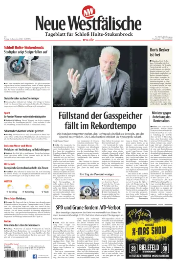 Neue Westfälische - Tageblatt für Schloß Holte-Stukenbrock - 16 Dec 2022