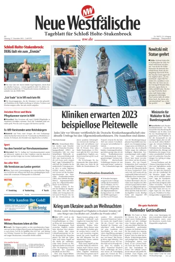 Neue Westfälische - Tageblatt für Schloß Holte-Stukenbrock - 27 Dec 2022