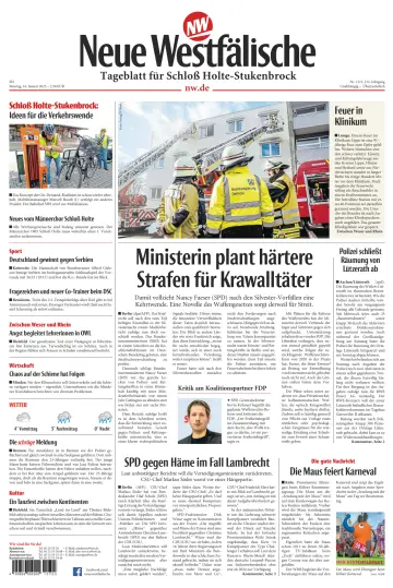 Neue Westfälische - Tageblatt für Schloß Holte-Stukenbrock - 16 Jan 2023