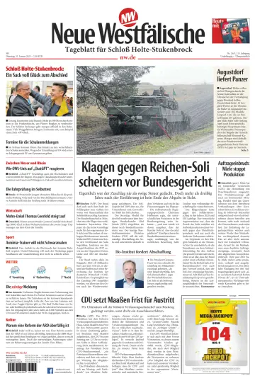 Neue Westfälische - Tageblatt für Schloß Holte-Stukenbrock - 31 Jan 2023