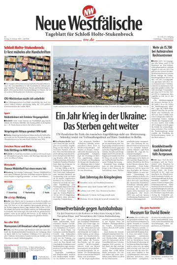 Neue Westfälische - Tageblatt für Schloß Holte-Stukenbrock - 24 Feb 2023