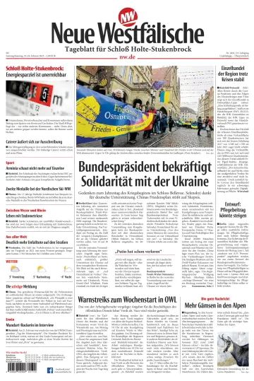 Neue Westfälische - Tageblatt für Schloß Holte-Stukenbrock - 25 Feb 2023
