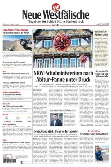Neue Westfälische - Tageblatt für Schloß Holte-Stukenbrock - 20 Apr 2023
