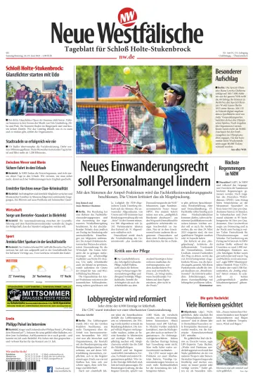 Neue Westfälische - Tageblatt für Schloß Holte-Stukenbrock - 24 Jun 2023