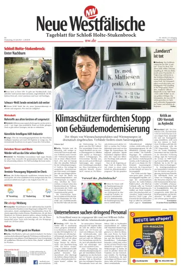 Neue Westfälische - Tageblatt für Schloß Holte-Stukenbrock - 20 Jul 2023