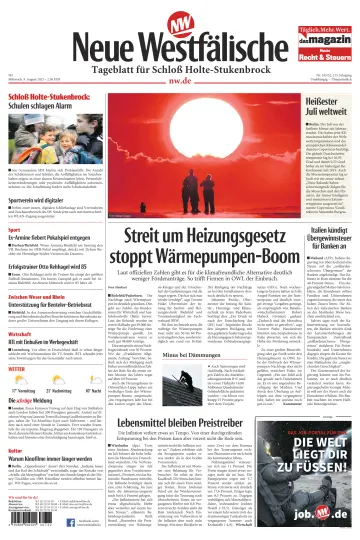 Neue Westfälische - Tageblatt für Schloß Holte-Stukenbrock - 9 Aug 2023