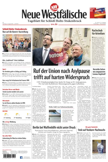 Neue Westfälische - Tageblatt für Schloß Holte-Stukenbrock - 22 Aug 2023