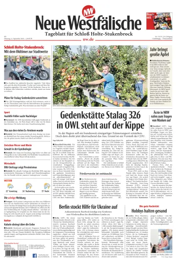 Neue Westfälische - Tageblatt für Schloß Holte-Stukenbrock - 12 Sep 2023