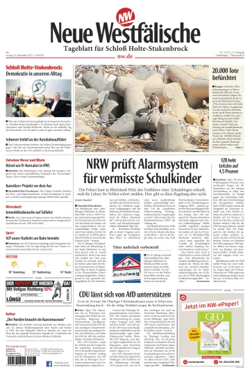 Neue Westfälische - Tageblatt für Schloß Holte-Stukenbrock - 15 Sep 2023