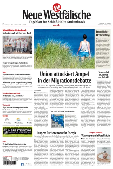 Neue Westfälische - Tageblatt für Schloß Holte-Stukenbrock - 23 Sep 2023
