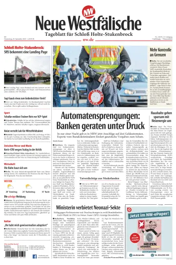 Neue Westfälische - Tageblatt für Schloß Holte-Stukenbrock - 28 Sep 2023