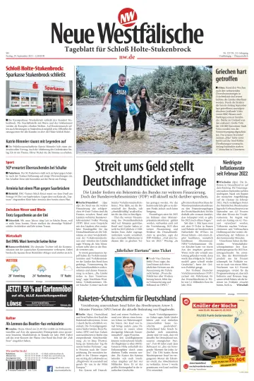 Neue Westfälische - Tageblatt für Schloß Holte-Stukenbrock - 29 Sep 2023