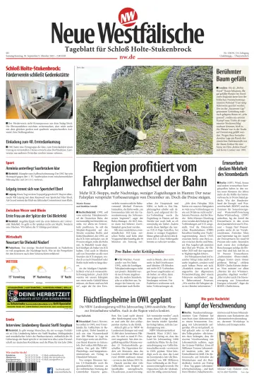 Neue Westfälische - Tageblatt für Schloß Holte-Stukenbrock - 30 Sep 2023