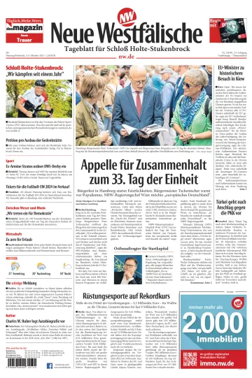 Neue Westfälische - Tageblatt für Schloß Holte-Stukenbrock - 3 Oct 2023