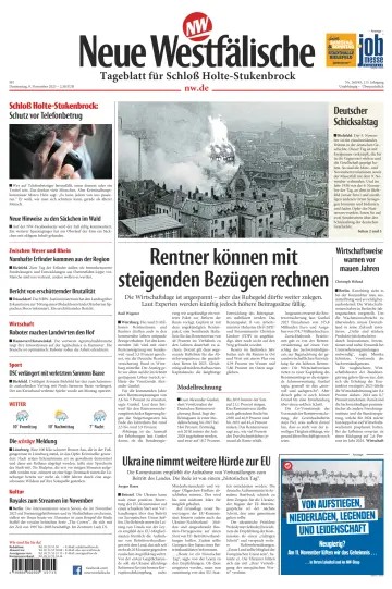 Neue Westfälische - Tageblatt für Schloß Holte-Stukenbrock - 9 Nov 2023